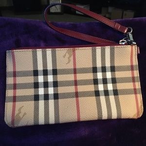 Burberry wristlet